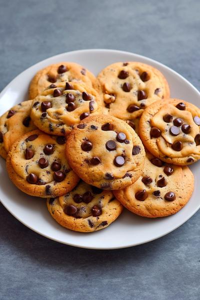 6. Salzkaramell-Cookies in Einfach Backen Rezepte Cookies mit Karamellkern und feinen Salzflocken