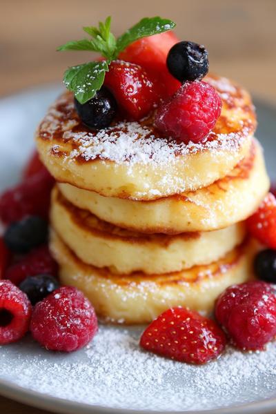 23. Schnelle Quarkpfannkuchen aus dem Ofen für Backen Rezepte schnell und einfach mit Beeren