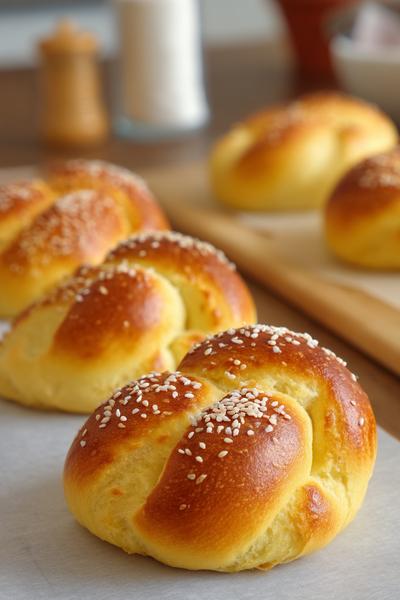 4. Blitz-Quarkbrötchen für Rezepte backen einfach schnell mit knusprigem Rand