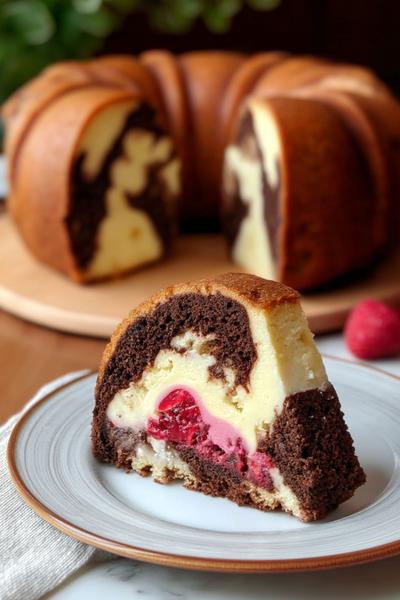 9. Klassischer Marmorkuchen für Rezepte backen einfach Kuchen mit klaren Wirbeln
