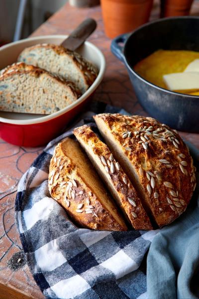 27. Linsen-Walnuss-Brot für gesundes brot backen rezepte mit proteinreicher Krume und rustikalem Anschnitt