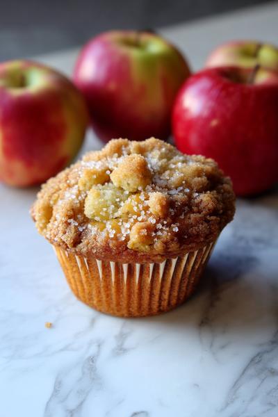21. Apfel-Walnuss-Muffins mit Zimtkruste for herbst rezepte backen muffins ideas