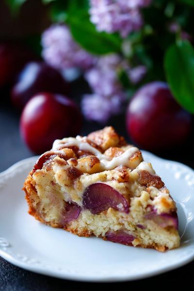 12. Zwetschgen-Blechkuchen mit Mandelkruste für for kuchen backen rezepte herbst ideas