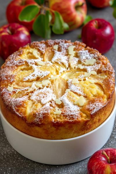 14. Versunkener Apfelkuchen mit karamellisierter Oberfläche für for kuchen backen rezepte apfel ideas