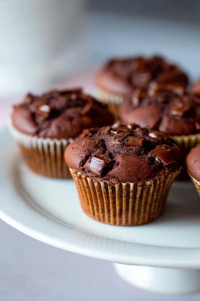 1. Vanille-Blaubeer-Muffins für Einfach Backen Rezepte Muffins mit goldener Kuppel und Beerenwirbel