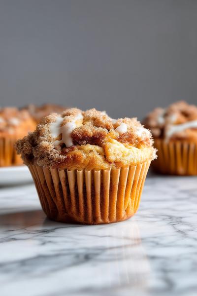 5. Apfel-Zimt-Muffins in Herbst Rezepte Backen Muffins mit karamellisierten Würfeln und Zuckerrand