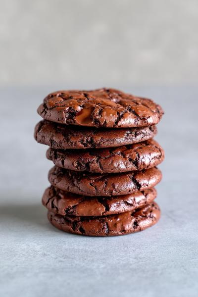 18. Schoko-Cookies mit flüssigen Chips für schnelle Kekse Backen Rezepte mit dicker Kante