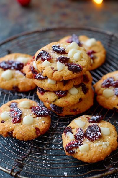 8. Cranberry-Weiße-Schoko-Cookies for schnelle plätzchen rezepte weihnachten backen ideas