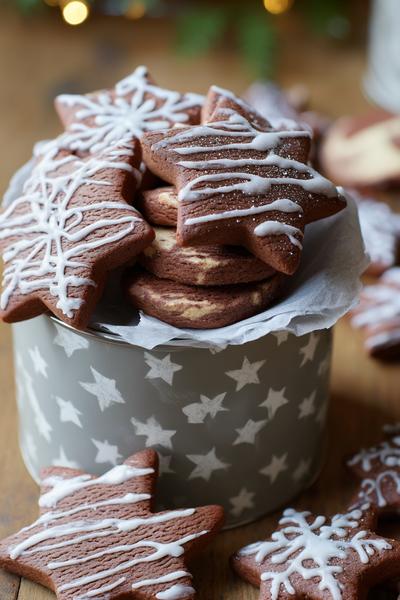 9. Blitz-Lebkuchen-Plätzchen mit Kakaopuder for schnelle plätzchen rezepte weihnachten backen ideas