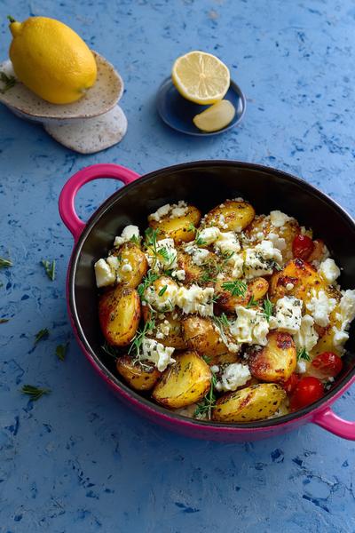 17. Kartoffel-Tomatensalat mit roten Zwiebeln und Basilikum for einfache gesunde rezepte mit kartoffeln ideas