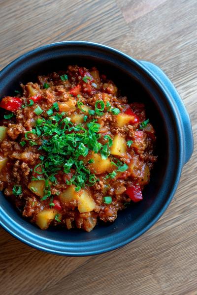 19. Chinakohl-Kartoffel-Pfanne with Chinakohl Rezepte mit Hackfleisch und Kartoffeln und Ingwer