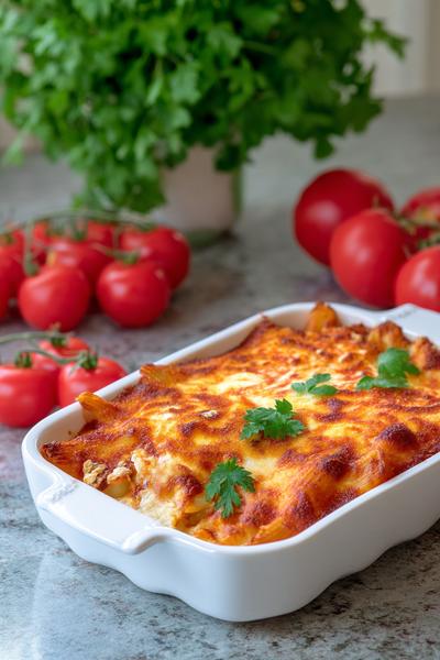 2. Cremiger Kartoffel-Hackfleisch-Auflauf for Rezepte mit Hackfleisch und Kartoffeln mit Käsekruste und Muskat