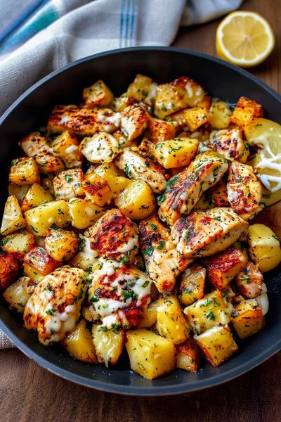 18. Hähnchenbrust mit Kräuterjoghurt und Ofenkartoffeln für for rezepte mit hähnchenbrust und kartoffeln ideas