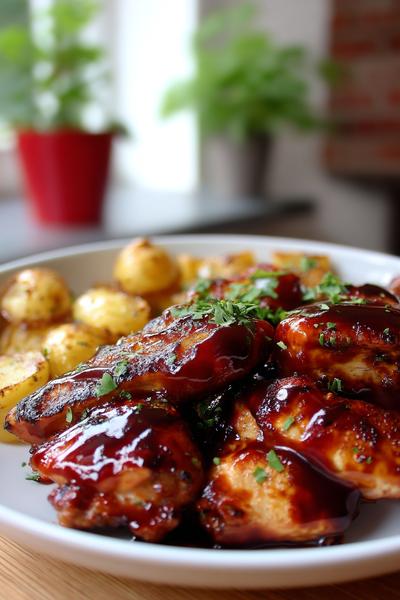 3. Cremiger Senfrahm-Topf mit Kartoffelwürfeln für for rezepte mit hähnchen und kartoffeln ideas