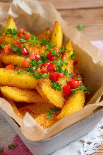 13. Kartoffel-Karotten-Wedges mit Paprika-Rub for rezepte mit karotten und kartoffeln ideas