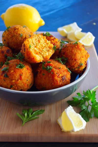 26. Kartoffel-Karotten-Falafel-Style Bällchen im Ofen for rezepte mit karotten und kartoffeln ideas