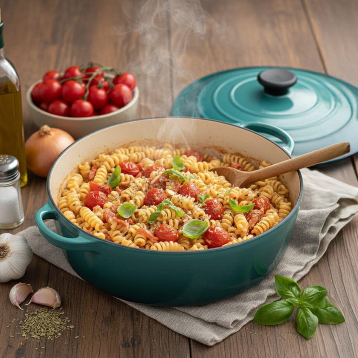 One Pot Pasta im Topf