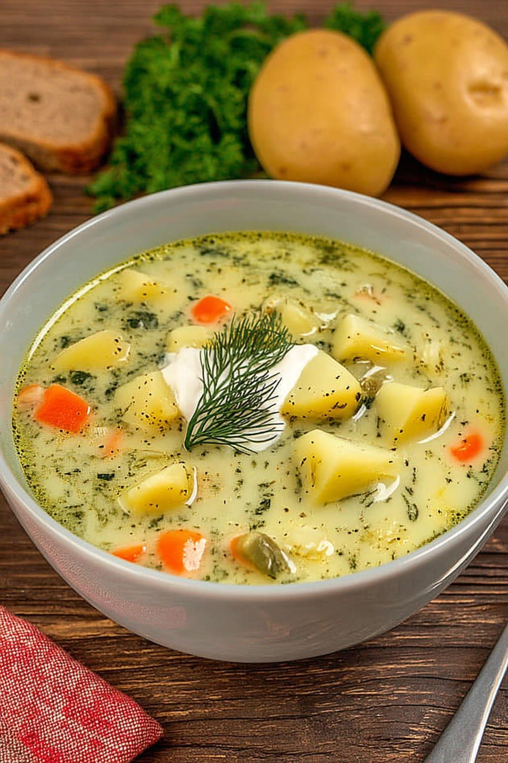 Bunte Sommergemüse-Suppe