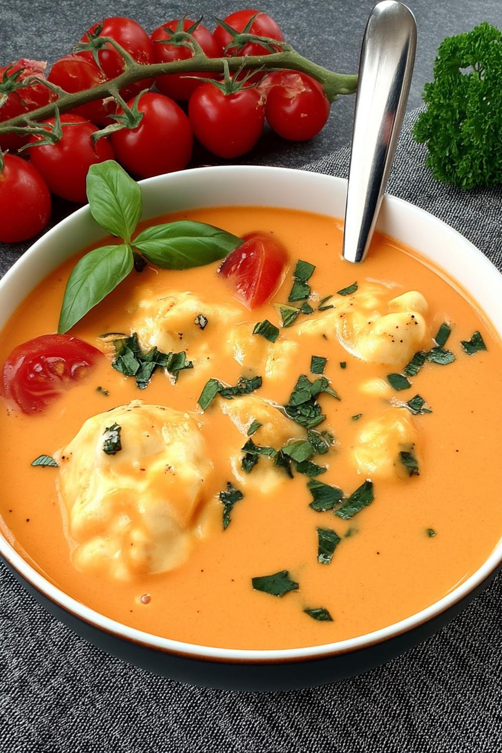 Cremige Miso-Suppe mit Croutons