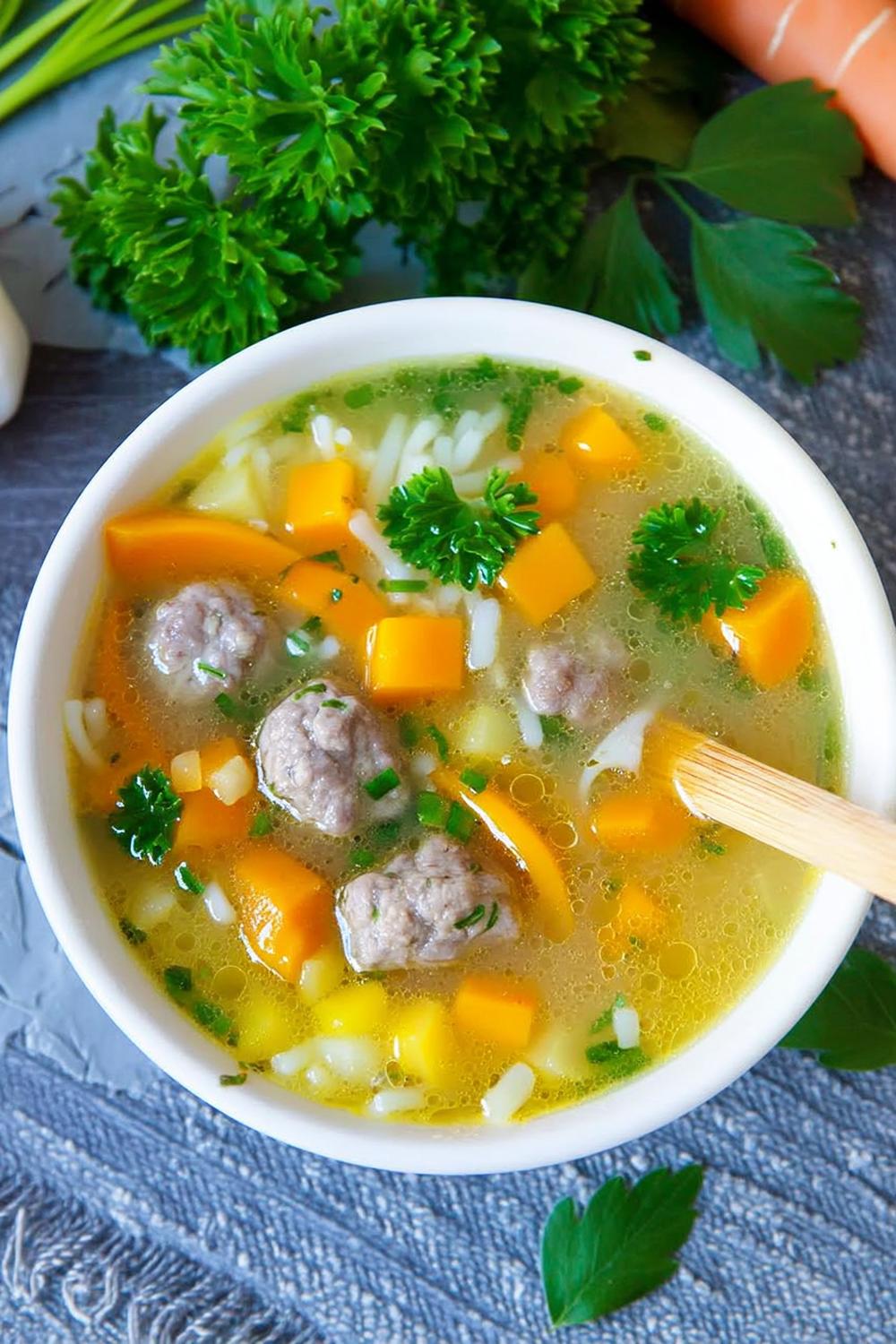 Italienische Bohnen-Spinat-Suppe