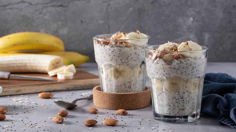 Vegane High Protein Overnight Oats