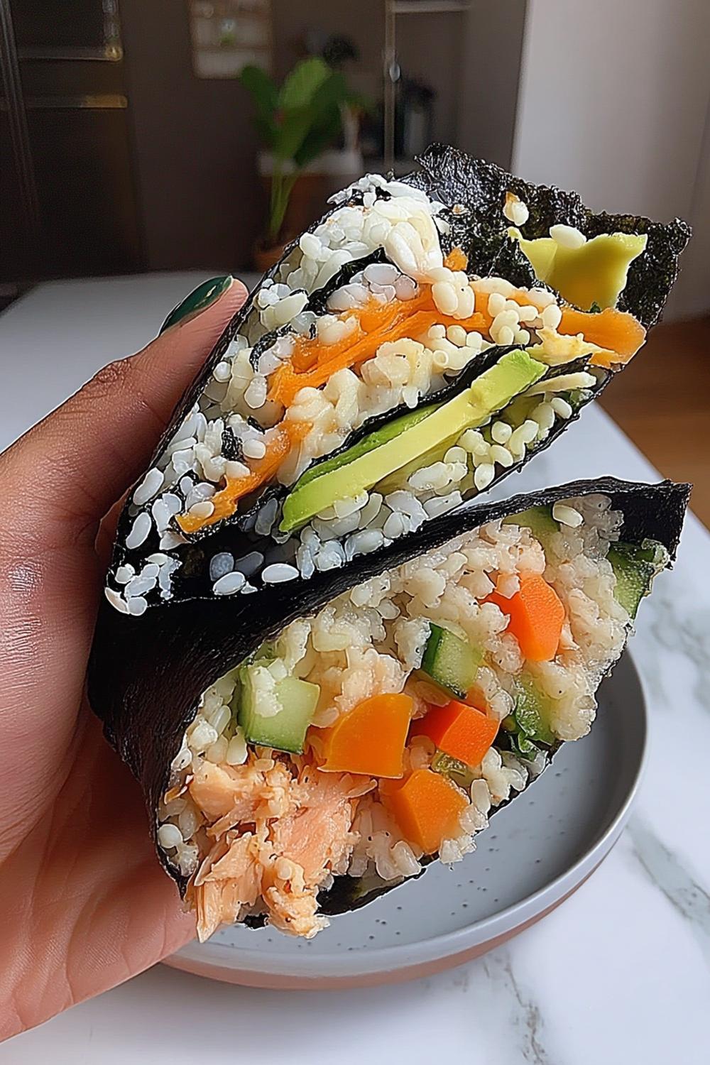 Kreative Nori-Gemüse Wraps
