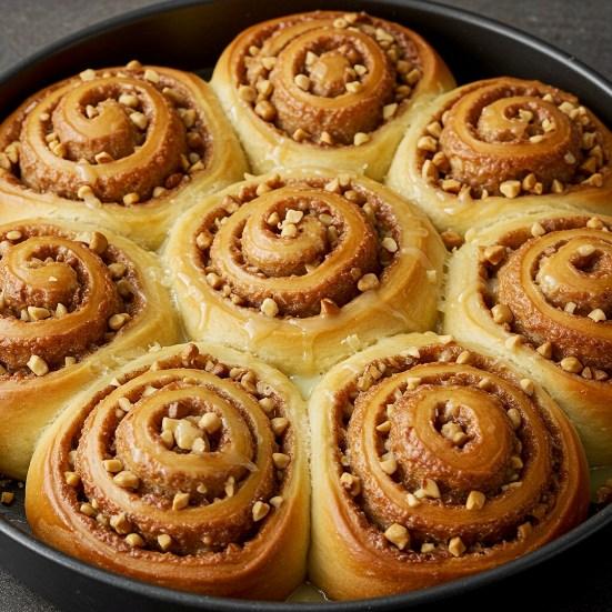 Zimtkuchen mit Nüssen