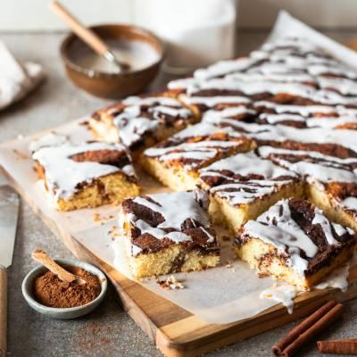 Zimtschneckenkuchen vom Blech