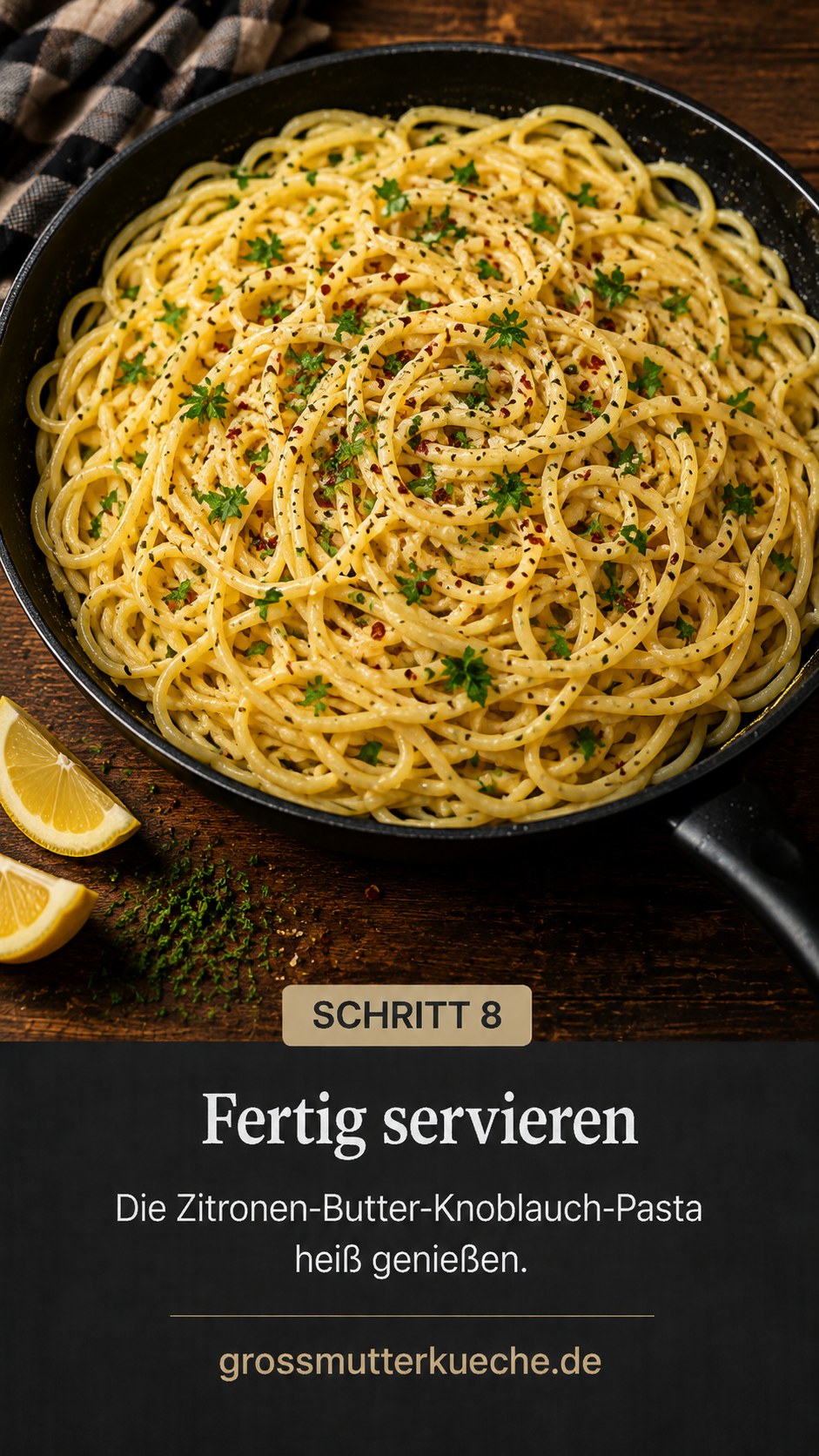 Zitronen - Butter - Knoblauch - Pasta - Cremig In 20 Minuten